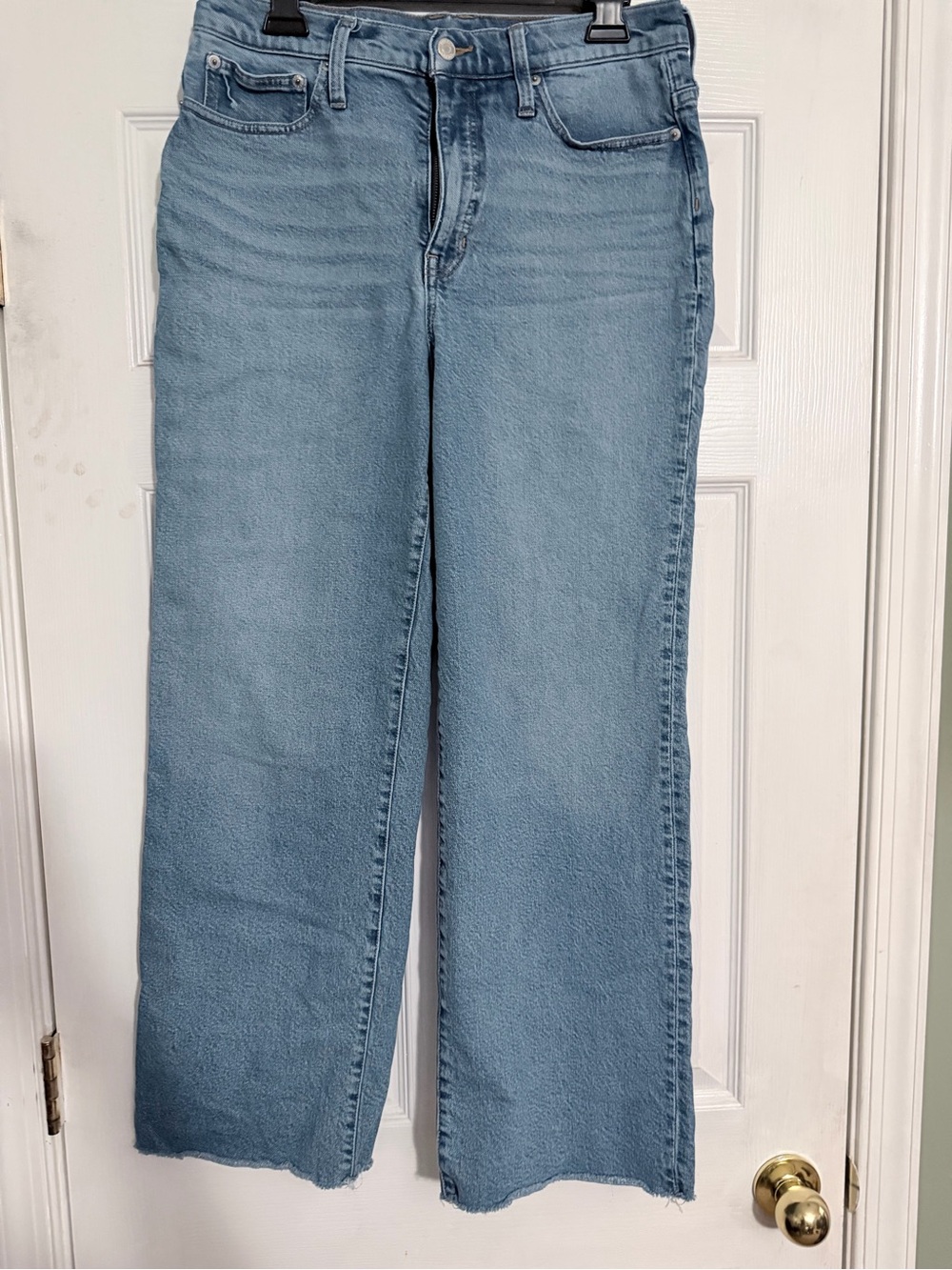 J. Crew Light Blue Wide-Leg Jeans
